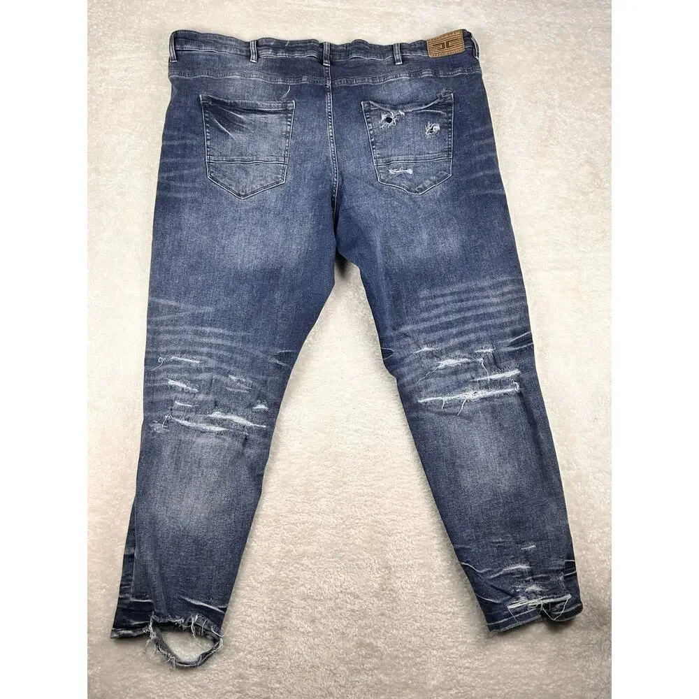 Jordan Craig Jeans Mens Legacy Edition AARON Distressed Paint Splatter sz 46/34 - Picture 2 of 9